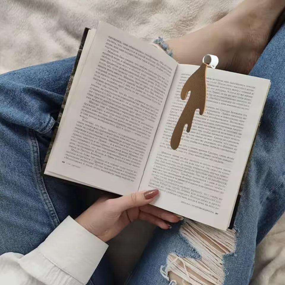 Whimsical Coffee Spill Bookmark™